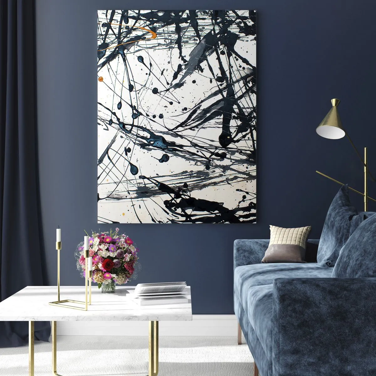 Glastavla - Bild på glas - Med eller utan någon mening? - 50x70 cm