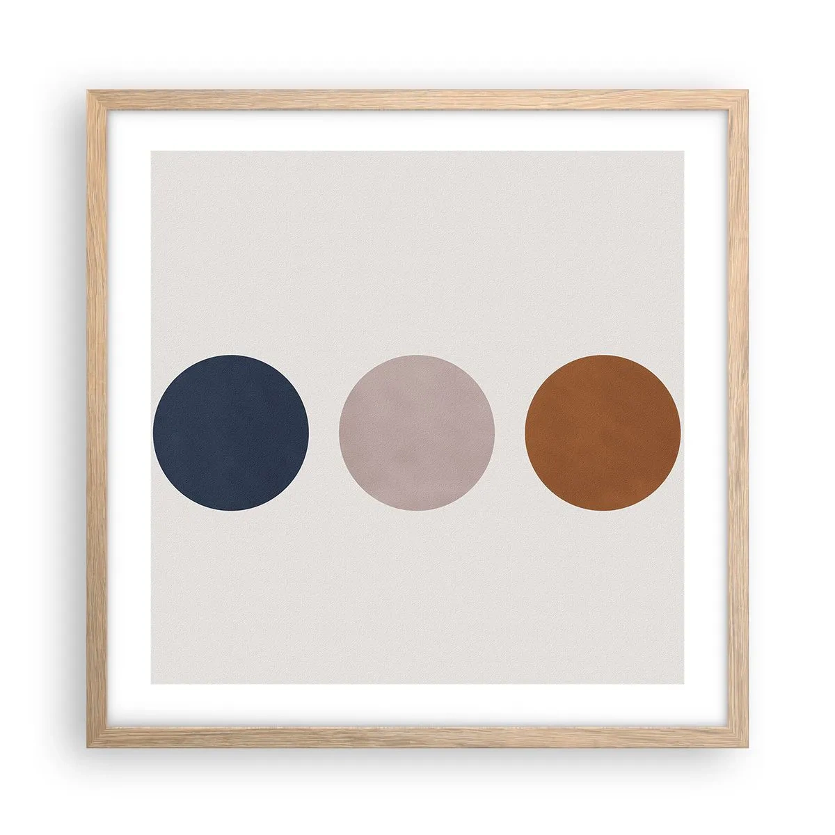 Affisch i ram av ljusek - Perfektionens symbol - 50x50 cm