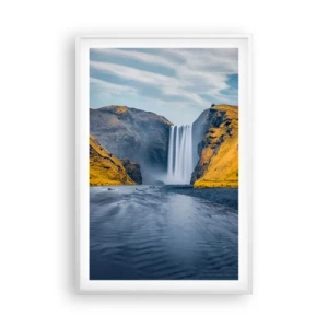 Affisch i vit ram - Evig varaktighet, evig rörelse - 61x91 cm