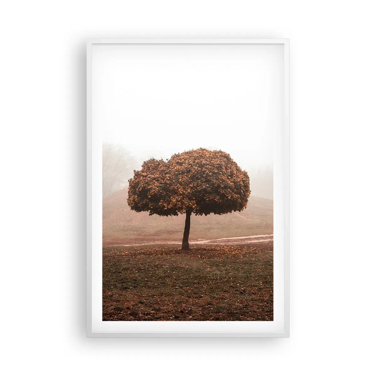 Affisch i vit ram - Efter en hektisk sommar - 61x91 cm