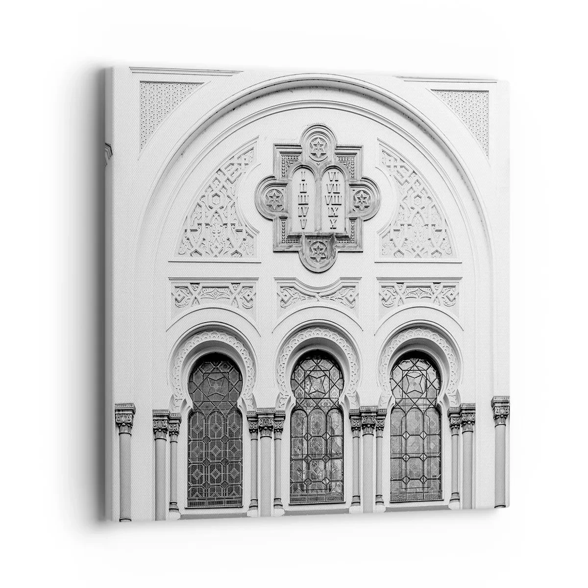 Canvastavla - Bild på duk - På gränsen mellan kulturer - 40x40 cm