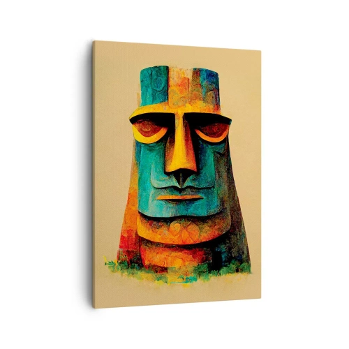 Canvastavla - Bild på duk - Statylik, men ändå sympatisk - 50x70 cm