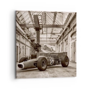 Canvastavla - Bild på duk - Segrarens vila - 70x70 cm