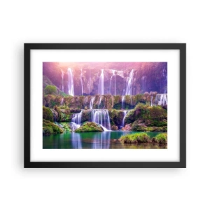 Affisch i svart ram - Trappan till himlen - 40x30 cm