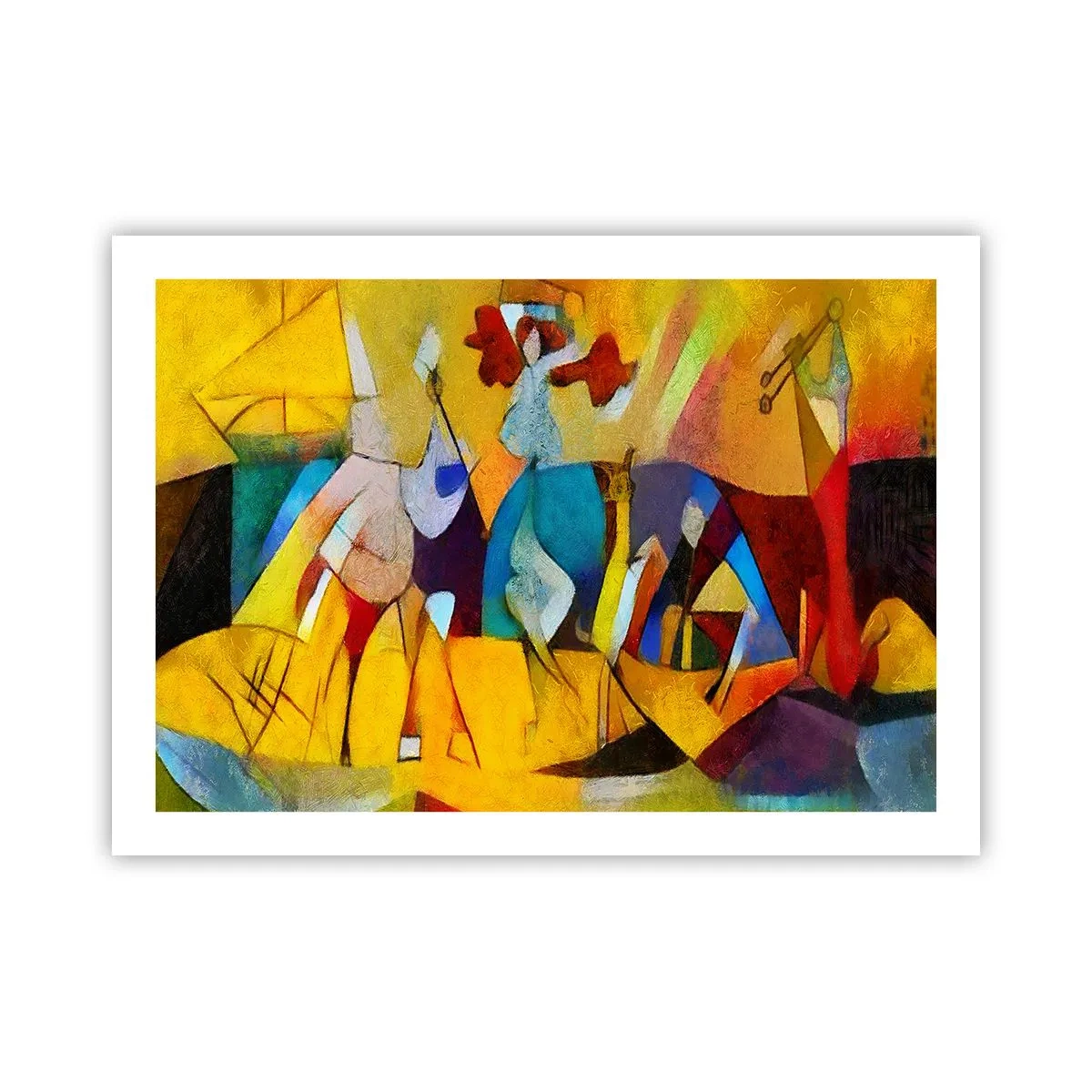 Affisch - Sol - liv -glädje - 70x50 cm