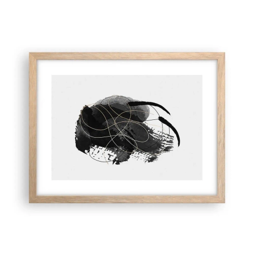 Affisch i ram av ljusek - Uppkommen ur svärta - 40x30 cm