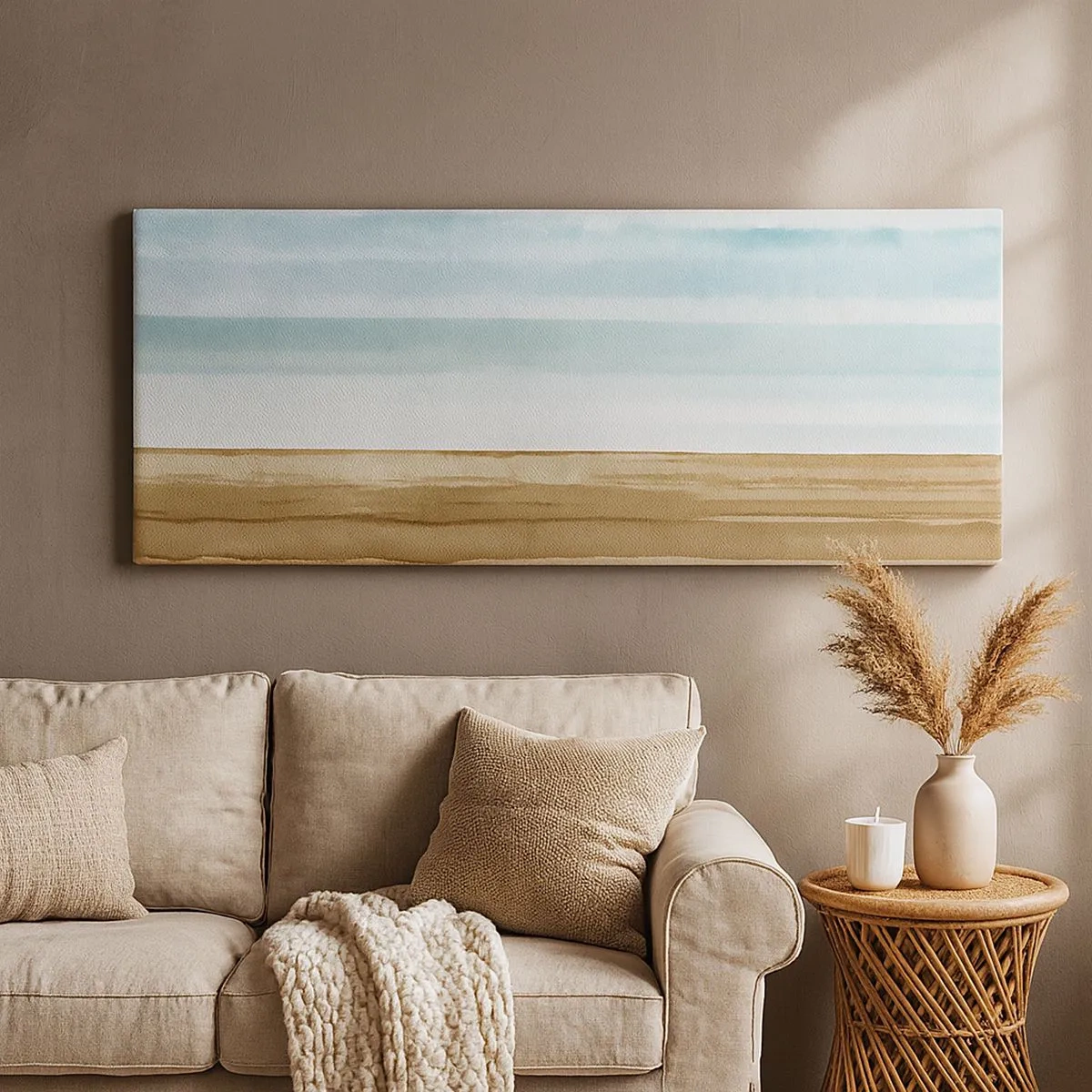 Canvastavla - Bild på duk - Svalkande - 100x40 cm