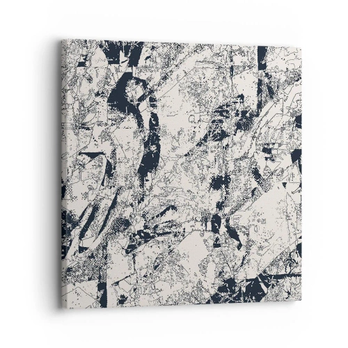 Canvastavla - Bild på duk - Motsatsernas interpenetration - 30x30 cm