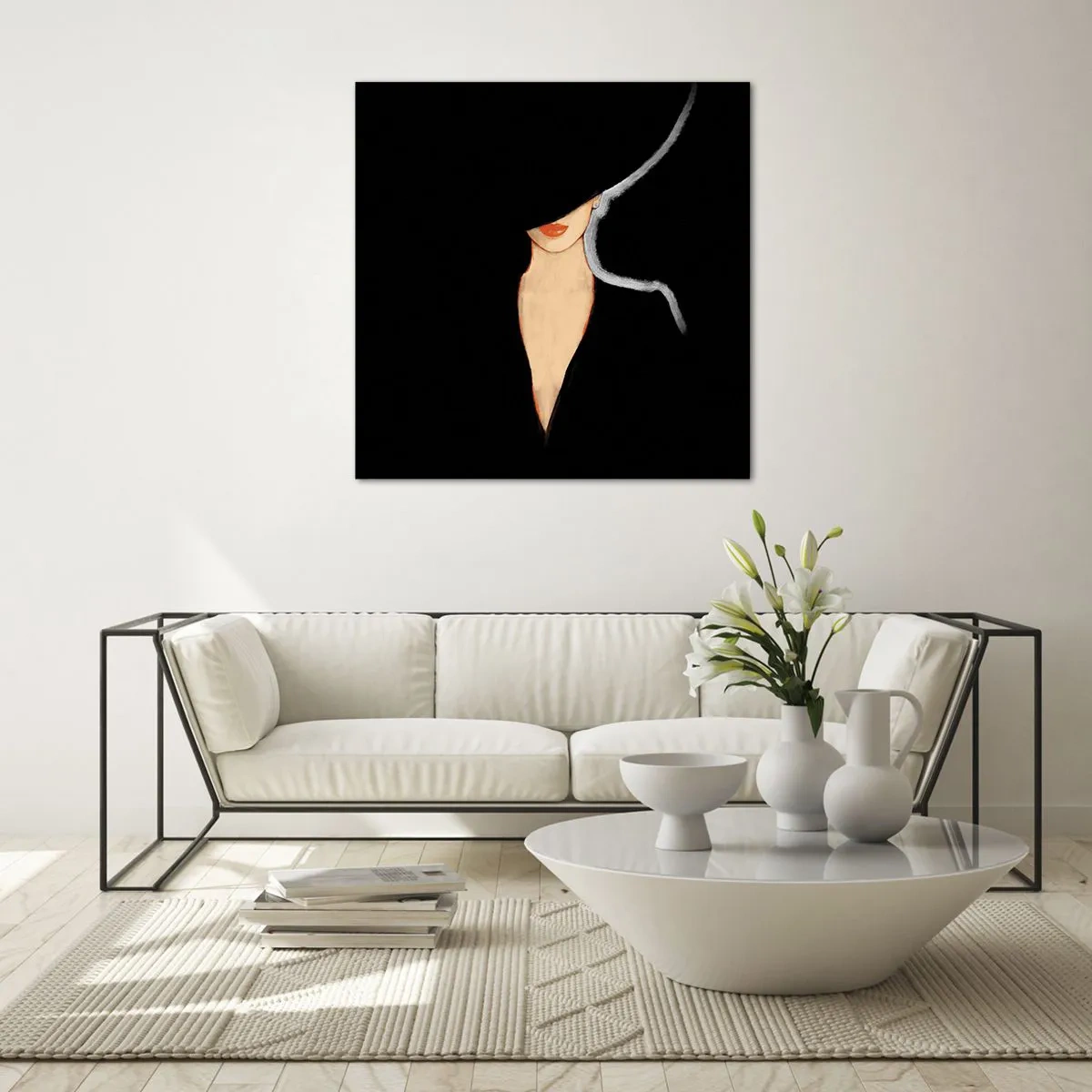 Glastavla - Bild på glas - Elegans och stil - 50x50 cm