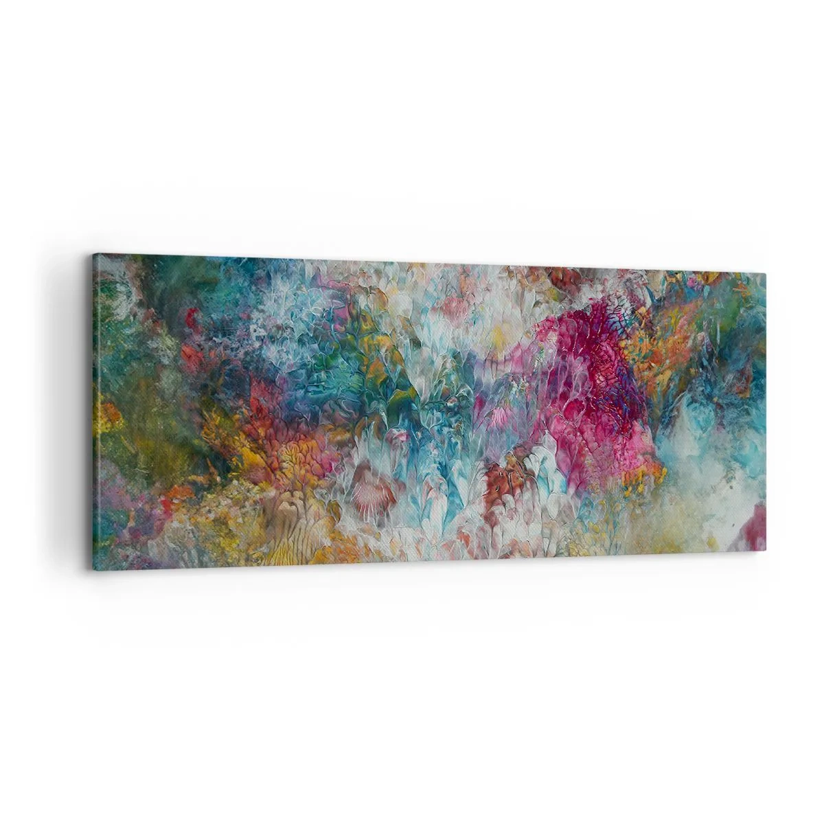 Canvastavla - Bild på duk - I full blom - 100x40 cm