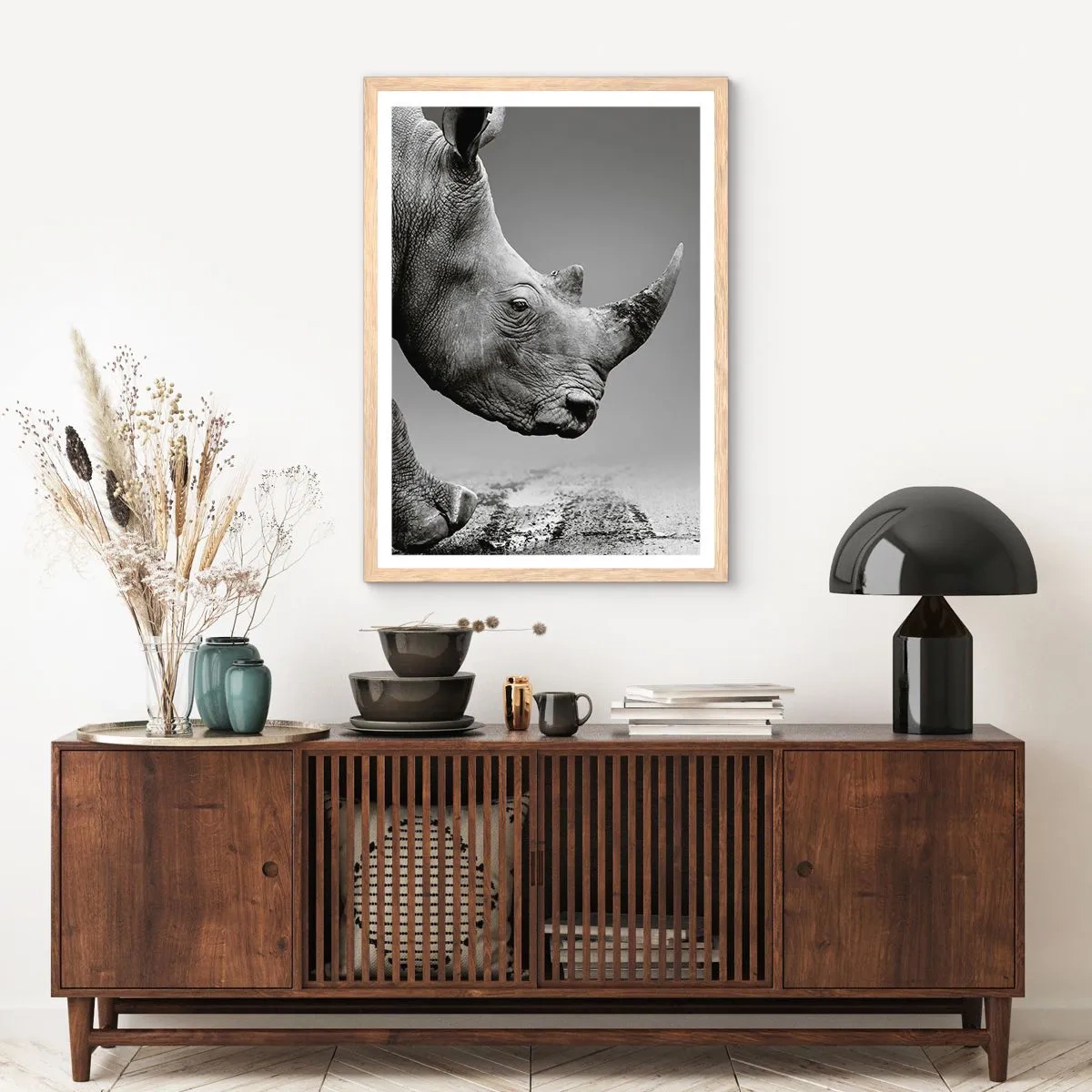 Affisch i ram av ljusek - Ostoppbar kraft - 50x70 cm