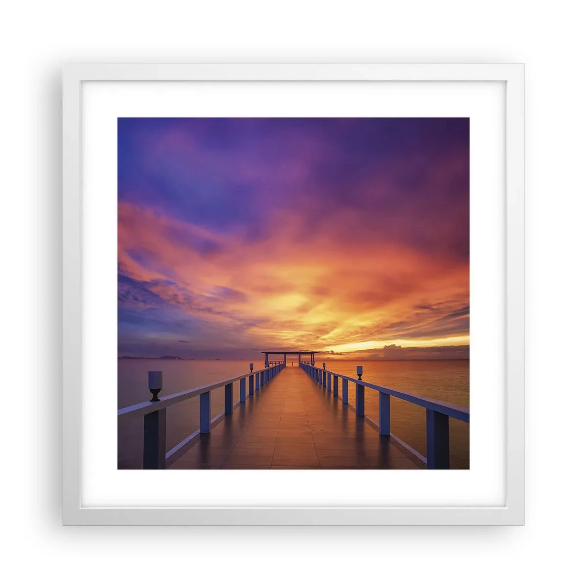 Affisch i vit ram - Utan ände - 40x40 cm