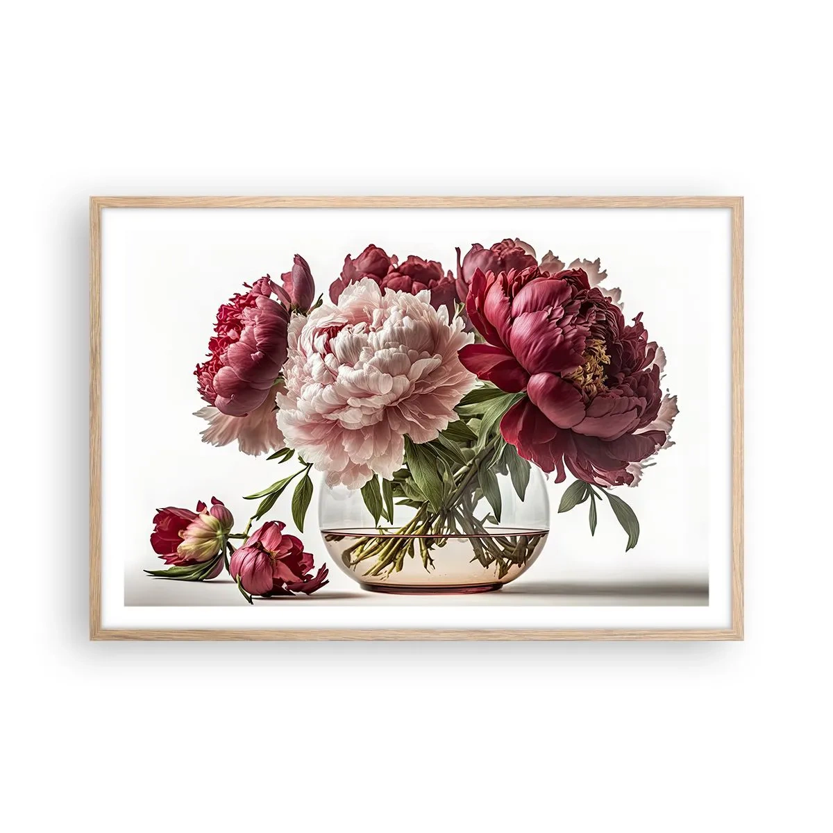 Affisch i ram av ljusek - I full blom av skönhet - 91x61 cm