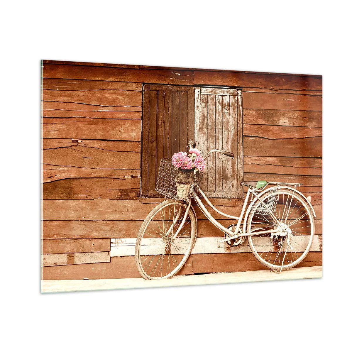 Glastavla - Bild på glas - Strax tillbaka - 100x70 cm