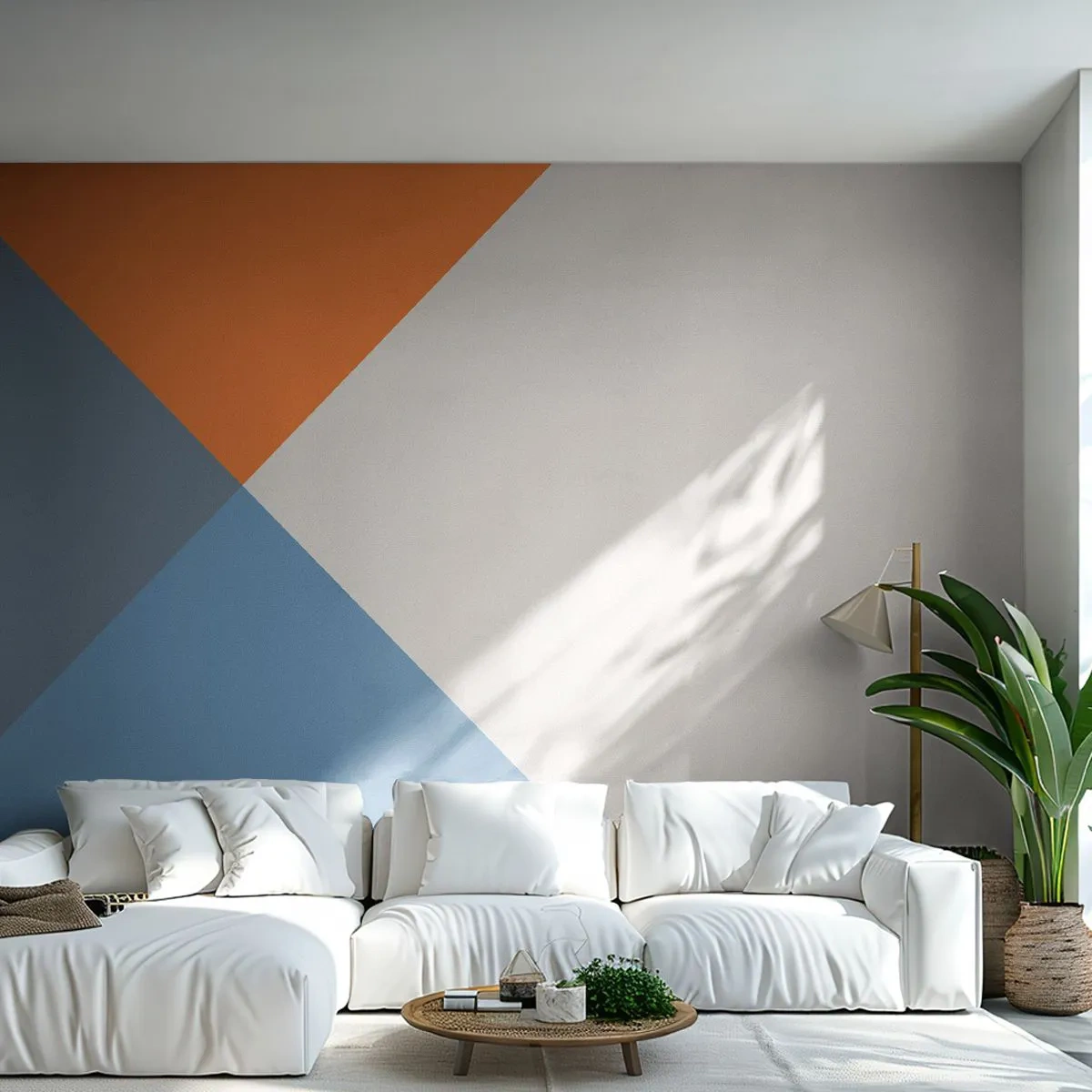 Fototapet Standard Eco - Under vinkel… - Abstraktion, Bit, Modern konst - 400x280 cm