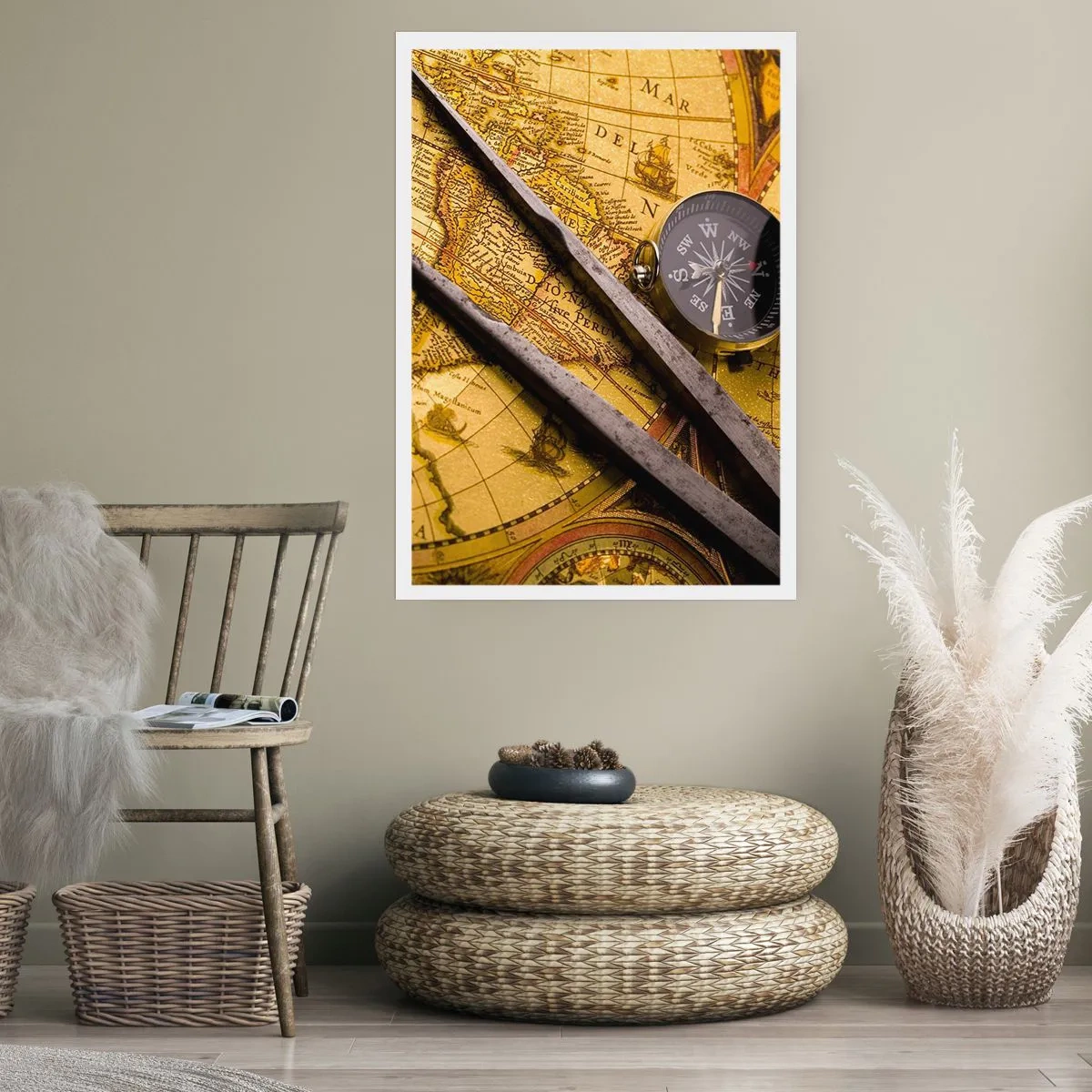 Affisch - Var är skatterna? - 61x91 cm