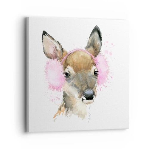 Canvastavla - Bild på duk - Kylan är inte längre skrämmande - 30x30 cm