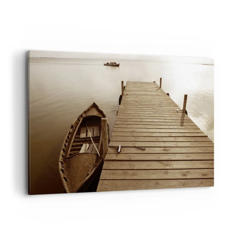 Canvastavla - Bild på duk - Stora lugnet - 120x80 cm