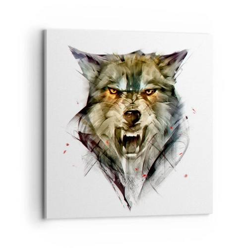 Canvastavla - Bild på duk - Stå stilla! - 70x70 cm