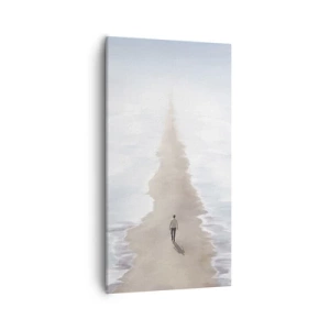 Canvastavla - Bild på duk - Ljus framtid - 55x100 cm