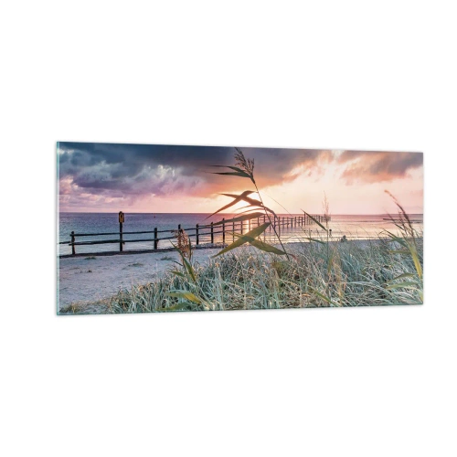 Glastavla - Bild på glas - Försvinner inte med vinden - 100x40 cm