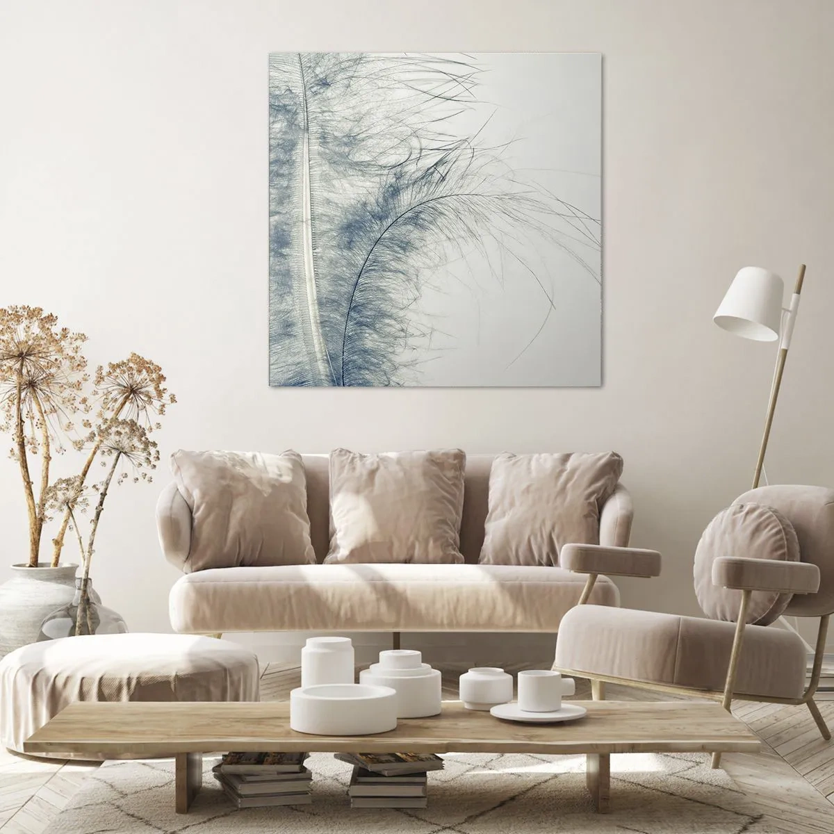 Canvastavla - Bild på duk - Naturens viskningar - 40x40 cm