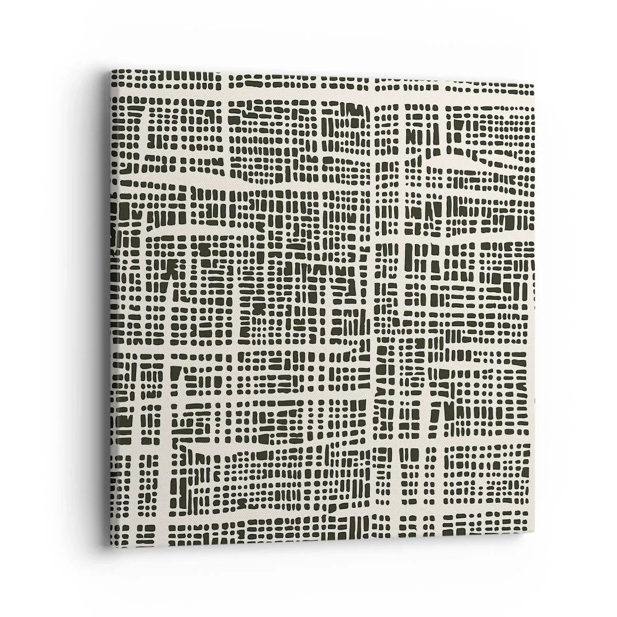 Canvastavla - Bild på duk - Vävd komposition - 40x40 cm