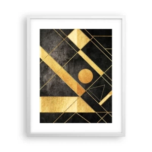 Affisch i vit ram - Öknens sol - 40x50 cm