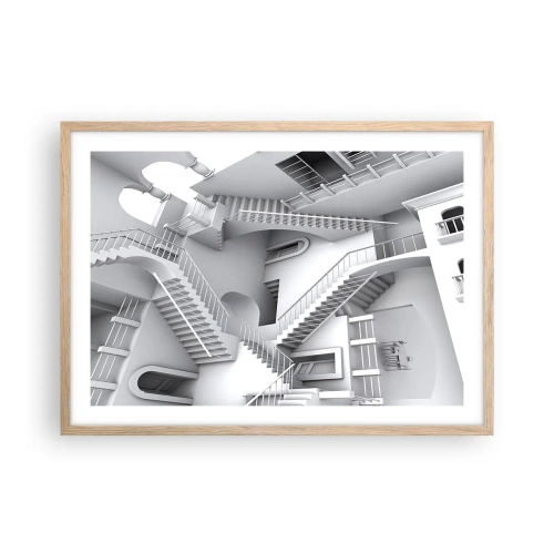 Affisch i ram av ljusek - Rummets paradoxer - 70x50 cm