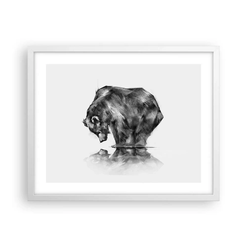 Affisch i vit ram - Roligt att se någon närstående - 50x40 cm