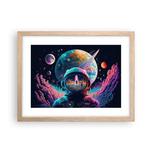 Affisch i ram av ljusek - Filosofer har aldrig drömt - 40x30 cm