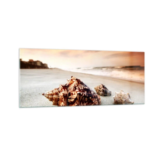 Glastavla - Bild på glas - Vågböjare - 100x40 cm
