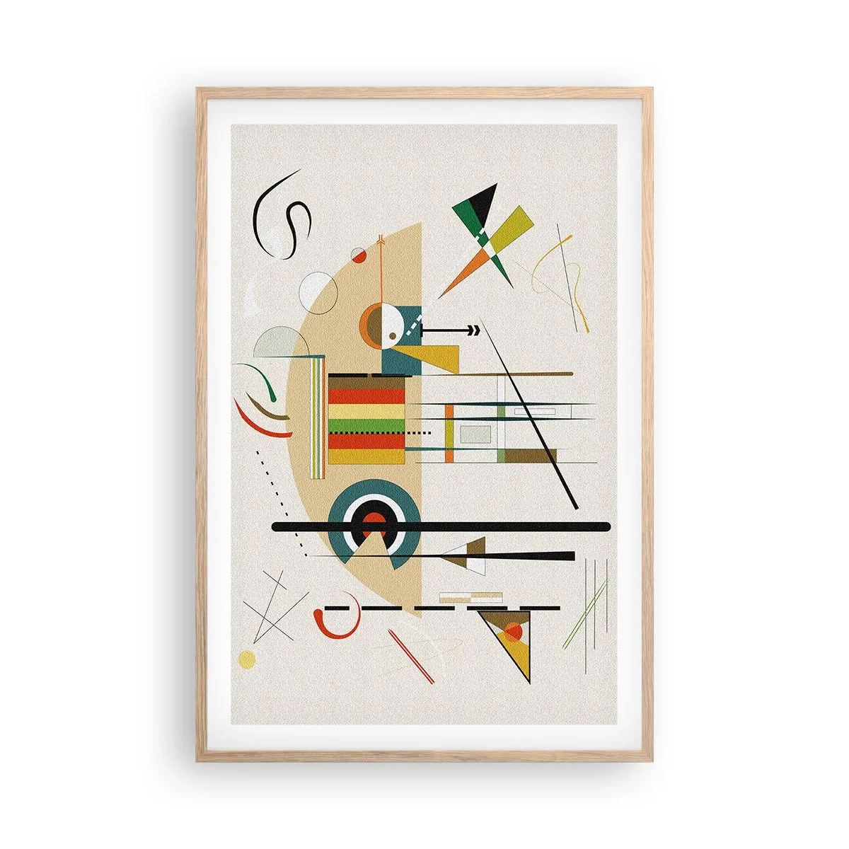 Affisch i ram av ljusek - Så världen skrattar - 61x91 cm