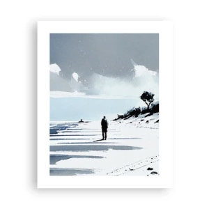 Affisch - Ensam - 40x50 cm