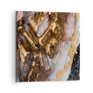 Canvastavla - Bild på duk - Jordens element - 70x70 cm