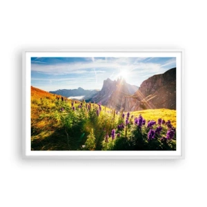 Affisch i vit ram - Örternas hemliga liv - 91x61 cm