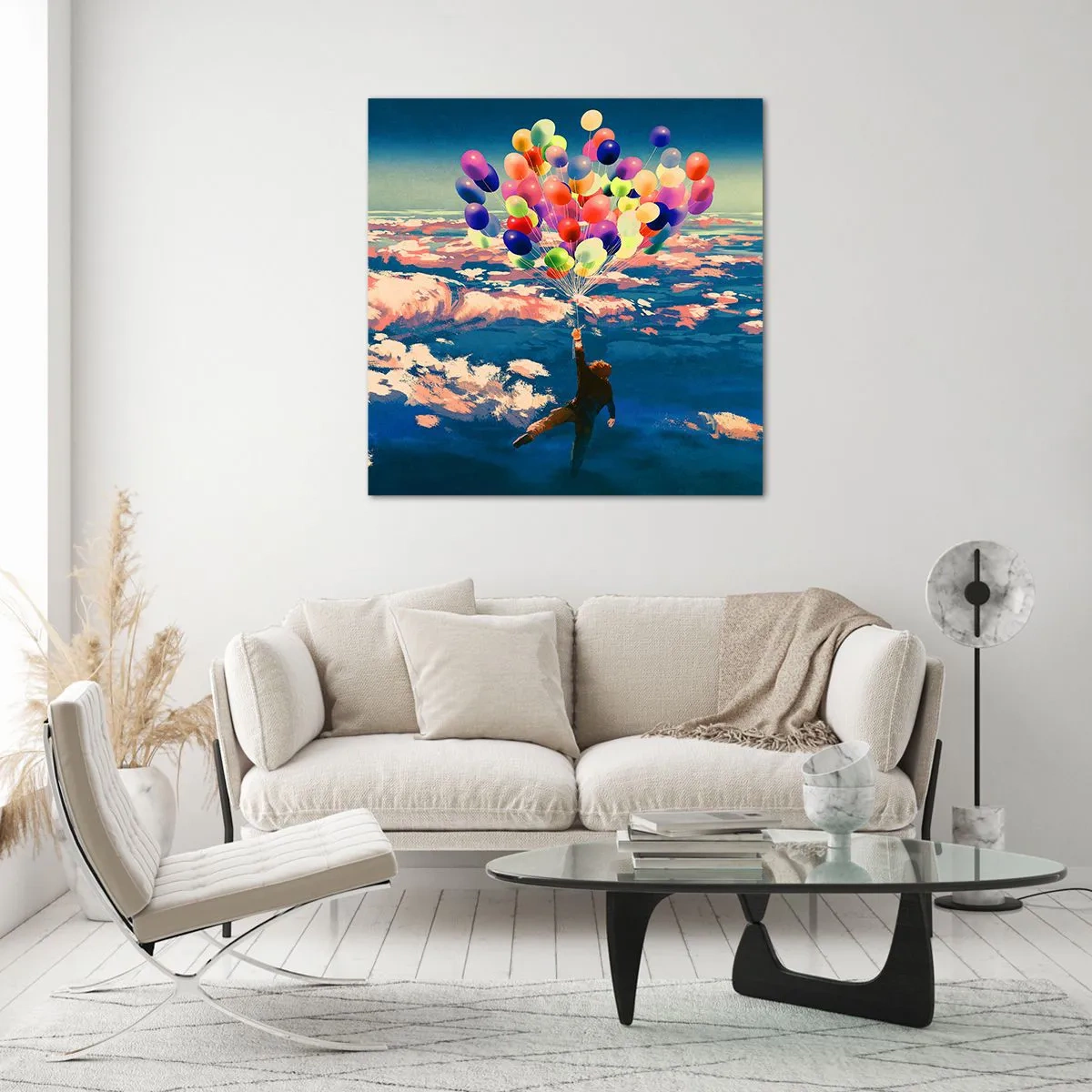 Glastavla - Bild på glas - Uppfylld barndomsdröm - 70x70 cm