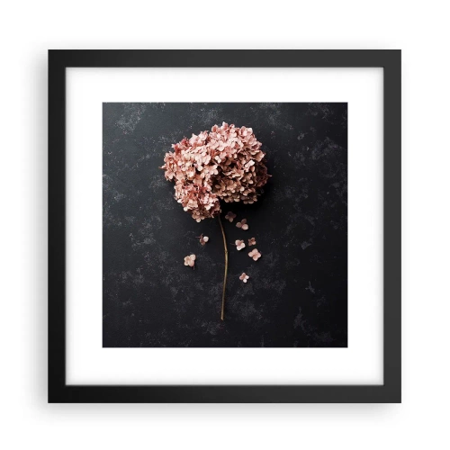 Affisch i svart ram - Ett verkligt romantiskt tecken - 30x30 cm