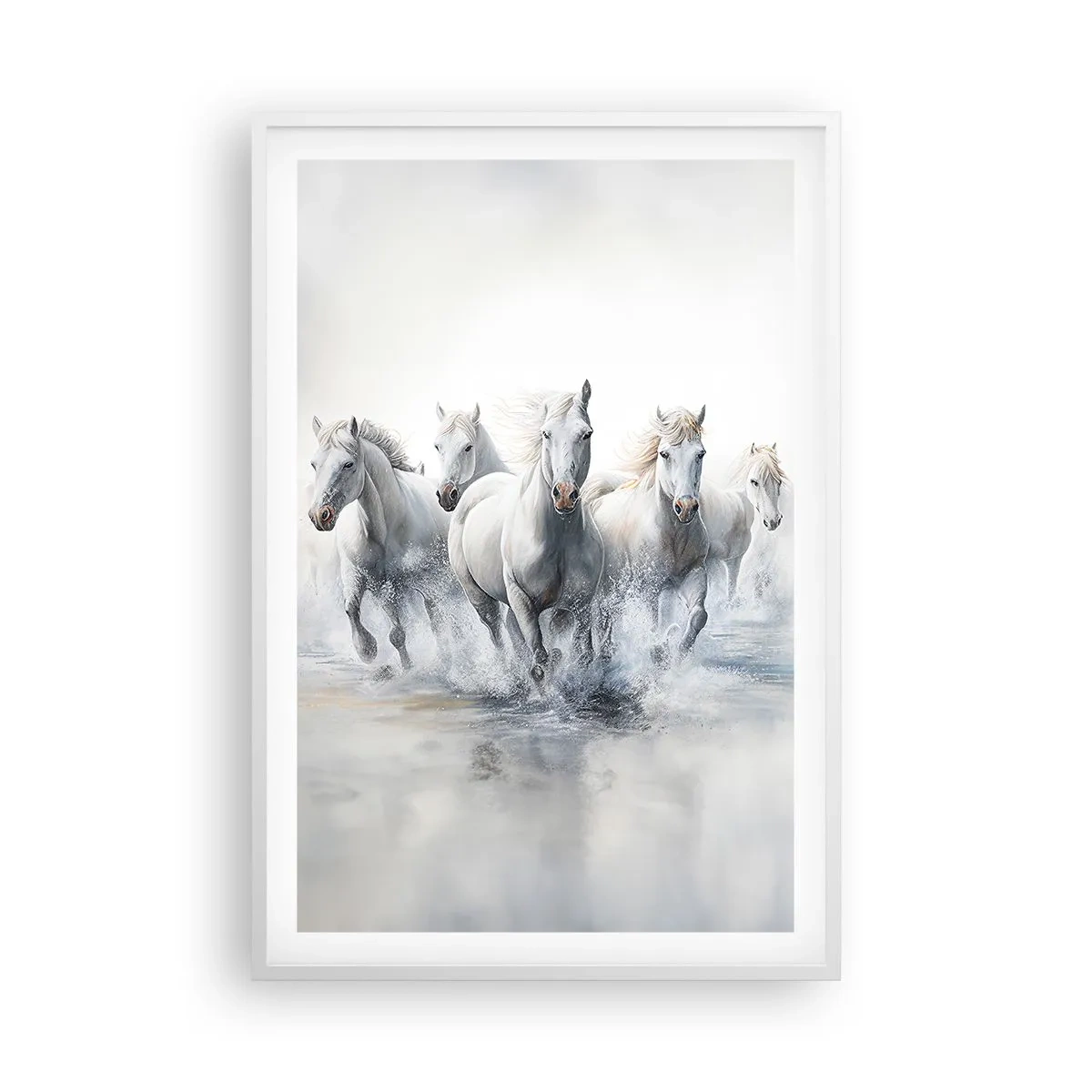 Affisch i vit ram - Vit magi - 61x91 cm