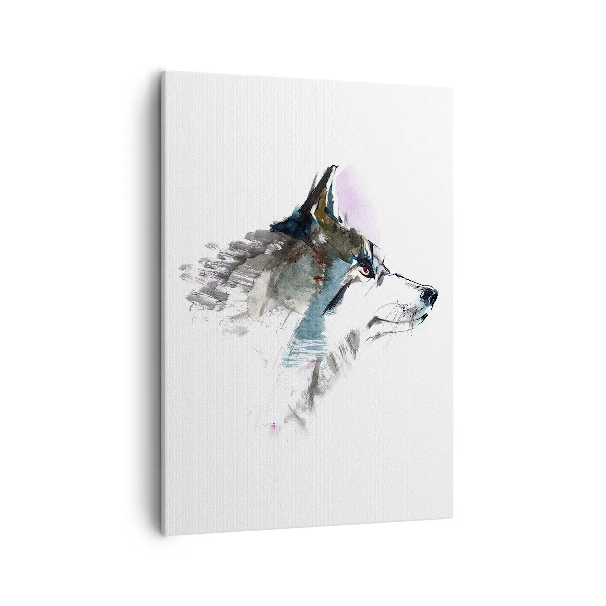 Canvastavla - Bild på duk - Vargen är här - 50x70 cm