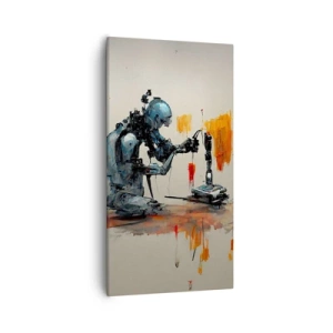 Canvastavla - Bild på duk - Kommer i morgon... - 55x100 cm
