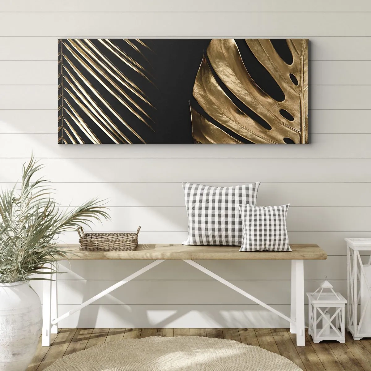Canvastavla - Bild på duk - Olika men lika dyra - 100x40 cm