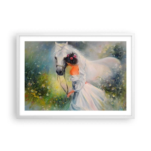 Affisch i vit ram - Ur en vacker dröm - 70x50 cm