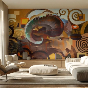 Fototapet Premium Canvas - Magi - religion - ritualer - Abstraktion, Väduren, Grafik - 200x140 cm