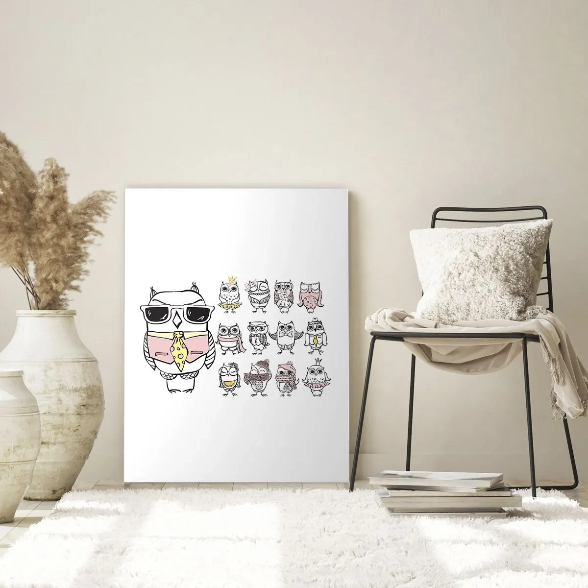 Glastavla - Bild på glas - Så många roller att spela - 70x100 cm