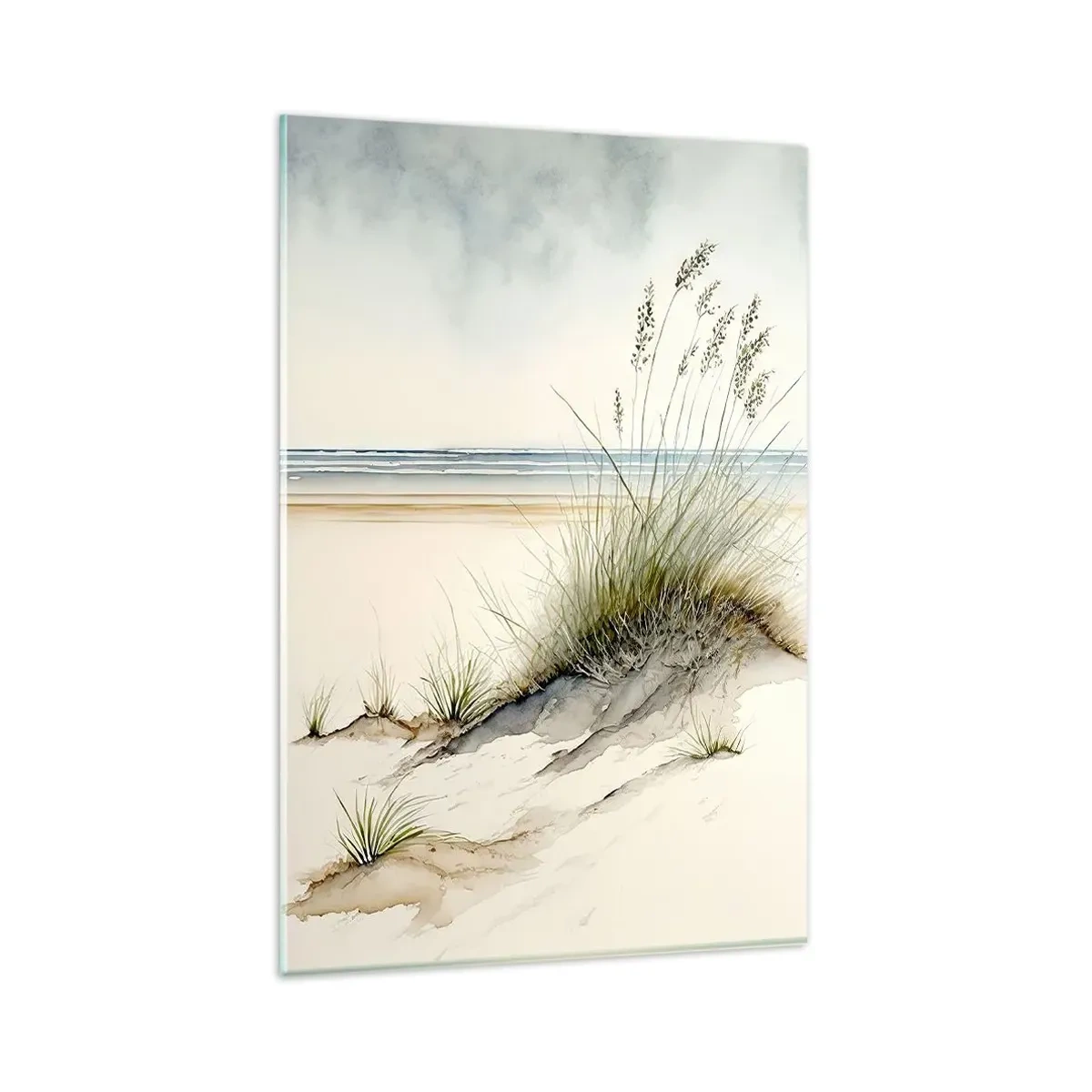 Glastavla - Bild på glas - Smekta av vinden - 80x120 cm