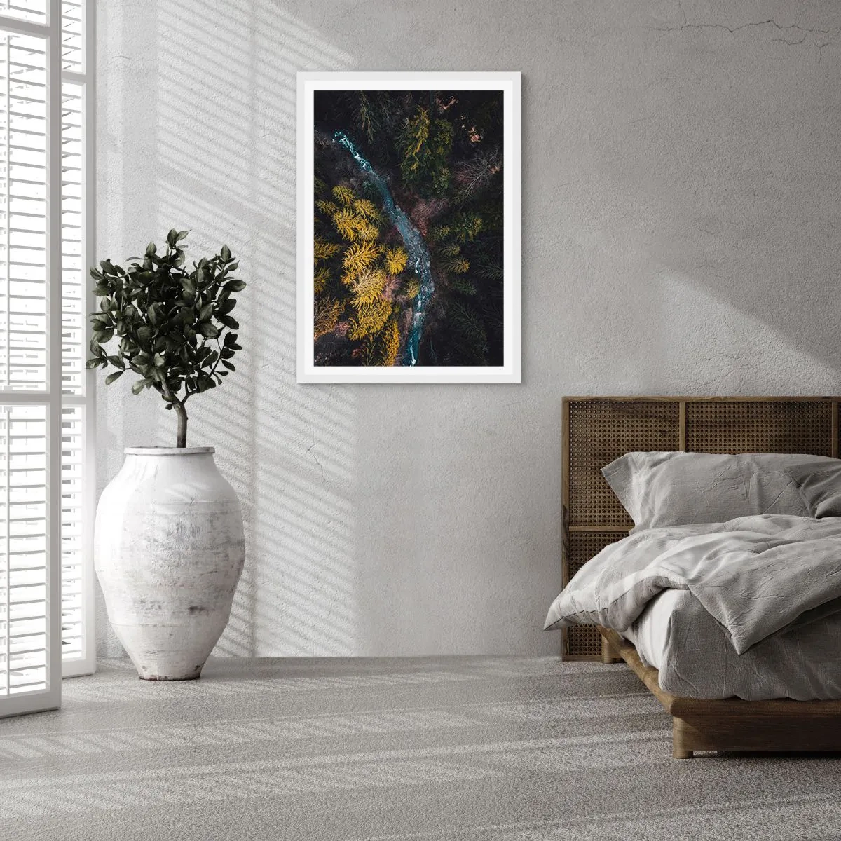 Affisch i vit ram - Snabbt, allt snabbare - 50x70 cm