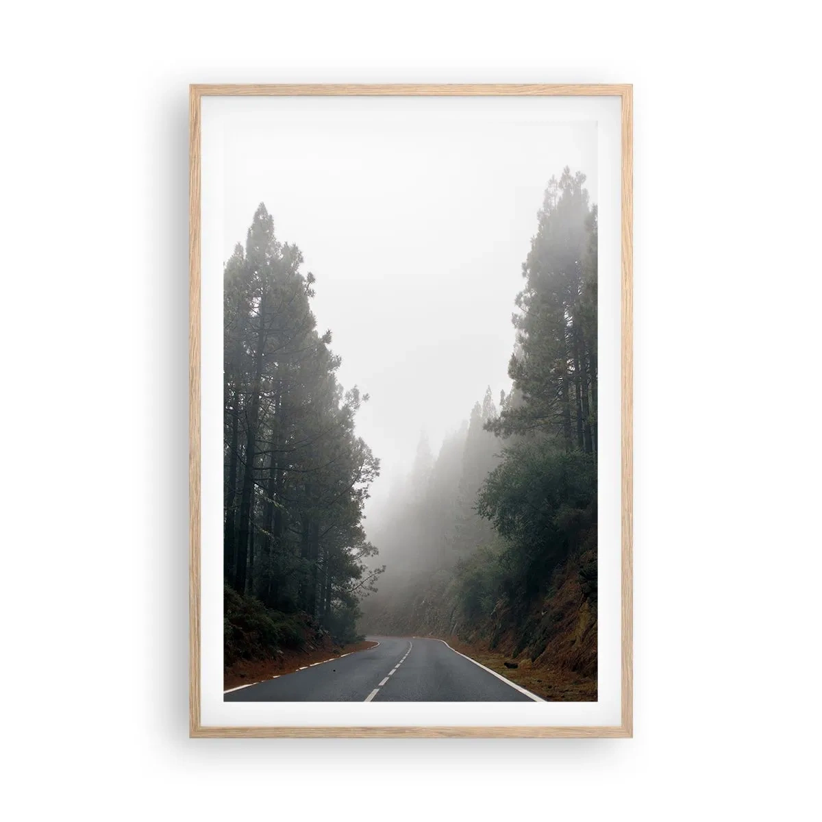 Affisch i ram av ljusek - Magiska skogens berättelse - 61x91 cm