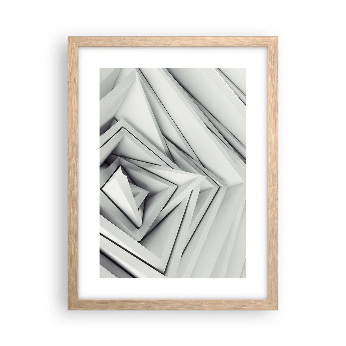 Affisch i ram av ljusek - Blommande vassa kanter - 30x40 cm