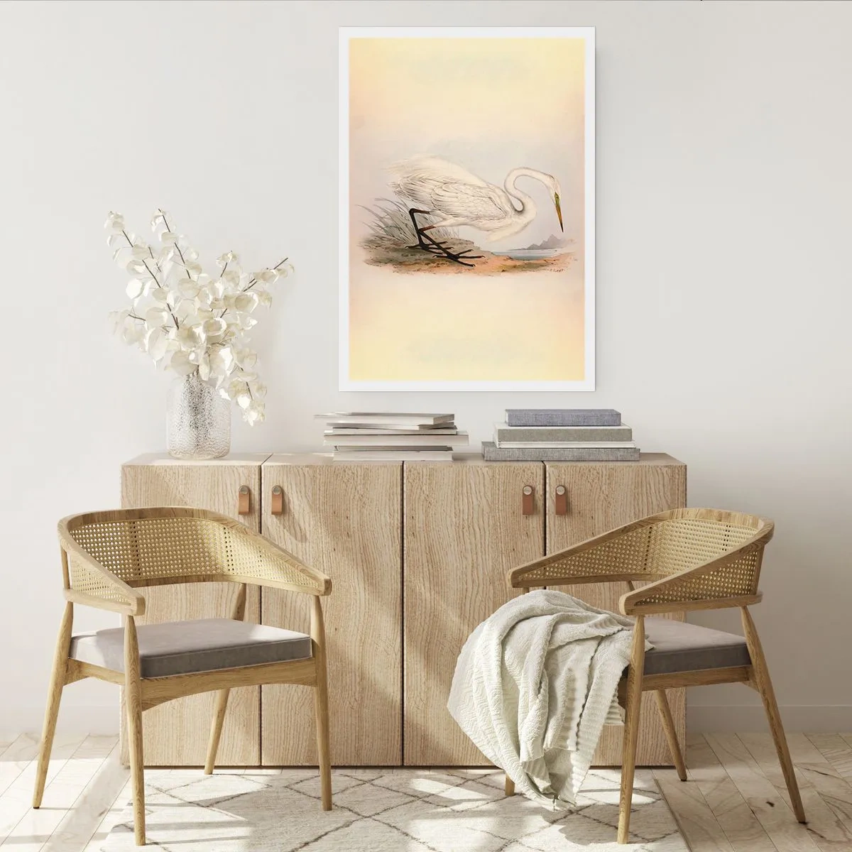 Affisch - En dam i vassen - 61x91 cm